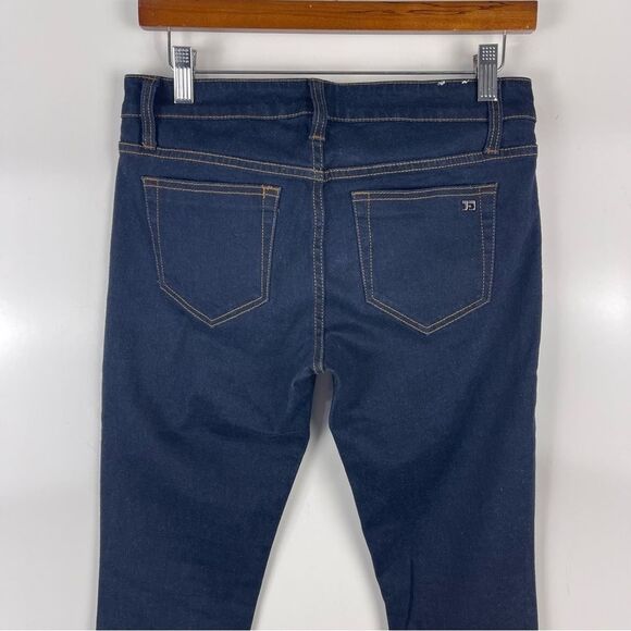 Joe's Jeans Dark Wash Skinny Jeans Cuffed Hems Women's Size 27 - Picture 6 of 8